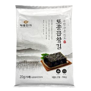 [기타][제철수확] 두번구운 토종 곱창김 10매x10봉(총 100매)