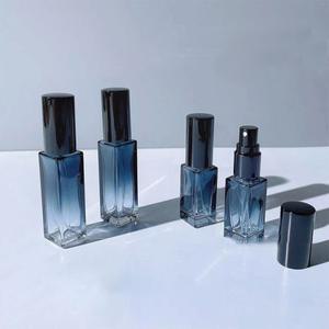그라데이션 블루 향수병 5ml 빈 유리 분무기 여행용 화장품 리필용 스프레이 샘플 바이알