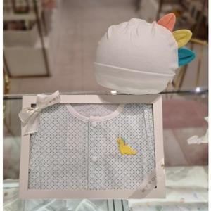 [에뜨와](본점) (출산백일선물)댕댕반소우주복X비니모세트 (07Q317515S1)