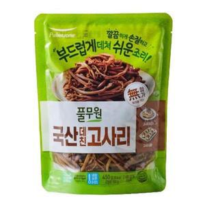 풀무원 국산 데친 고사리 450g 제사 차례 보름나물 헛제사밥 조림