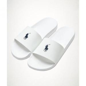 POLO 폴로랄프로렌 10% 금시그니처 포니 슬라이드 샌들 화이트 MAPSFTW0B020030100 941634