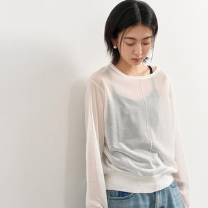 WOMAN 패커블 시어 루즈핏 풀오버 [4COL] / WBE2L05541