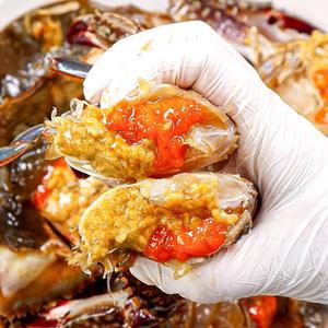 돌미역 품은 국내산 알배기 암 꽃게 간장게장 2kg 중 3마리 1통