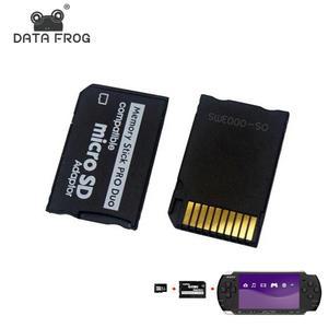 PSP 000 2000 3000 마이크로 SD TF MS 카드 어댑터 변환기 플러그 앤 플레이 용 데이터 개구리 메모리 스틱 프로 듀오 어댑터
