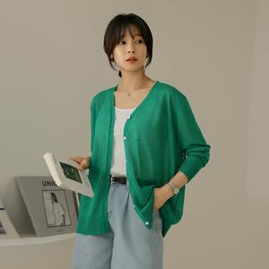 [엘리시아][66-99] 리페 브이 시스루 니트 가디건