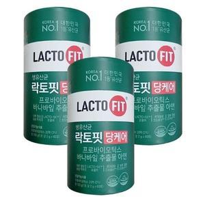 [종근당건강] 락토핏 당케어 2g x 60포 x 3통 VKS