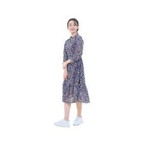 [올리비아하슬러]패턴 프린트 폴리 롱 원피스 OHDMOP201