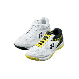 매장정품 YONEX SHB-SR1WEX (스트라이더 레이 와이드) (2024) 남녀공용 배드민턴화 화이트옐로우 YY1249SB0
