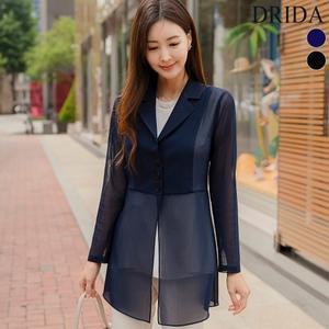 K23028BB 엣지시스루슬림자켓