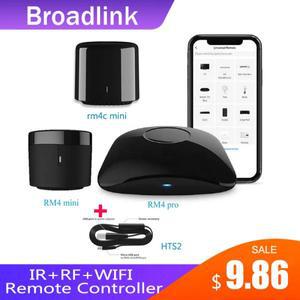 온도 및 센서가 포함된 BroadLink RM4 Pro/MINI+ HTS2 버전 무선 범용 원격 허브 스마트 홈 솔루션