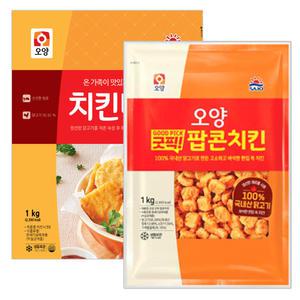 사조오양 치킨너겟 1kg + 굿픽 팝콘치킨 1kg