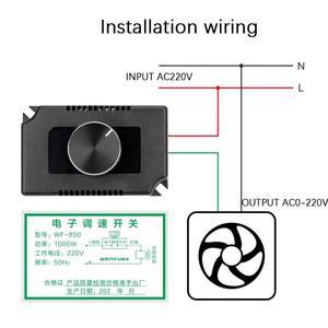 전자 거버너 스위치 220v 앵글 그라인더 모터 컨트롤러 연속 가변 배기 팬 송풍기
