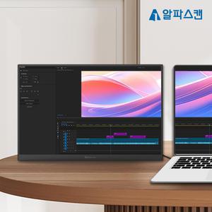 알파스캔 애니웨어 16Q50P IPS USB C타입 초경량 포터블 모니터