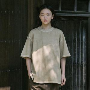 헤비 오버핏 피그먼트 반팔 티셔츠 TOBST101