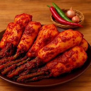 24년전통 동백식품 국내산 여수 돌산 알타리김치 3kg