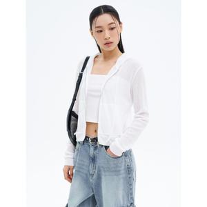 에잇세컨즈 여름 후드 집업  화이트 355441LY11