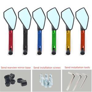 TG-모터 바이크 오토바이 CNC 8mm 10mm 미러 사이드 백 블루 SYM MAXSYM 600i TL500 TL DRG158 FNX150 용