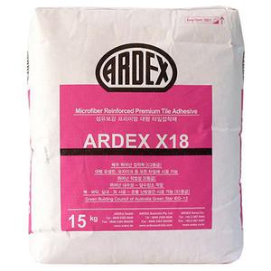 아덱스 ardex x18 (15kg) 섬유보강 프리미엄 대형타일 본드