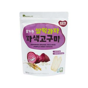 [또또맘] 유기농 쌀떡과자 자색고구마 20g x 1봉