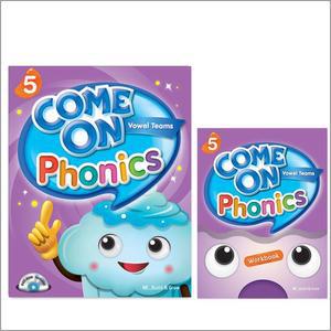 [카드10%] Come On Phonics 컴온 파닉스 5 SB + WB 세트 (전2권)