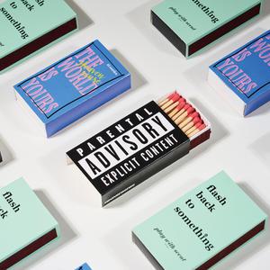 키 큰 디자인 성냥 (8cm)