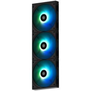:3RSYS Silence GI 120 데이지체인 리버스 3PACK 시스템 케이스 쿨러 (BLACK)