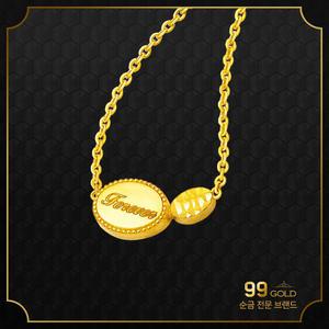 153골드 [최신]24K 순금 KSS104 Forever 포에버 3 돈우당 목걸이, 11.25g-기타중량 판매자검색