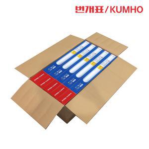 금호전기 번개표 일자등 30W 주광색 하얀빛 1박스(20개) LED 등기구