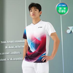 요넥스 243TS019M 남성용 배드민턴 반팔 티셔츠 게임웨어