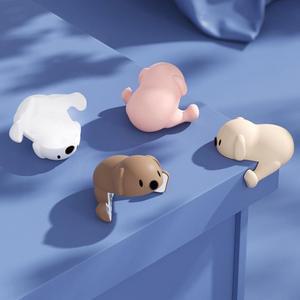 강아지 실리콘 모서리 가드 1P/책상/캡/침대/테이블/아기/안전/부상/방지/커버/카바/유아/가구/보호대
