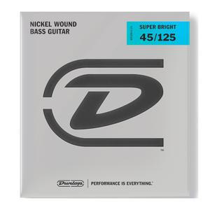 던롭 Super Bright Nickel Plated Steel Electric Bass Strings DBSBN45125