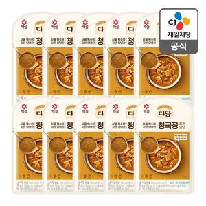 [CJ제일제당][본사배송] 다담 청국장찌개양념 130g X 10개