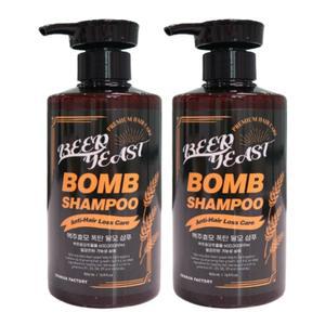 착한팩토리 맥주효모폭탄 샴푸 500ml x 2개