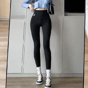 [BZJL4HEF_4C]여성 레깅스 검정 기모 스판 바지 요가