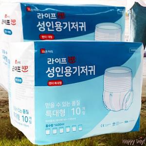 성인용팬티기저귀 성인용 노인 어른 기저귀 팬티형 대형 1팩 10매