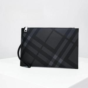 [JHMQQT46_51IC]34CM PU BASIC 남성 체크 클러치백