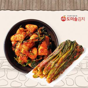 [도미솔] 총각김치3kg+갓김치2kg