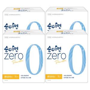 순수한면 제로 슈퍼롱 팬티라이너 70px4팩