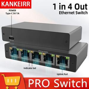 최고의 Pro 이더넷 네트워크 스위치 기가비트 포트 관리 인터넷 Sfp 고속 엔터프라이즈 멀티 4 스플리터 홈