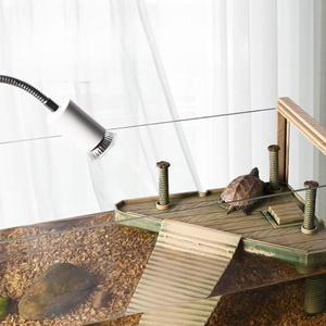 퀸구 사육 반수생 큰배수 투명 수조 사육장 거북이어항 조명 60x40x30흰색 100cm