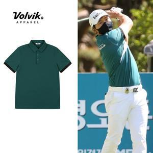 24SS 볼빅 남성골프 에센셜 인디언PQ 제에리 반팔 티셔츠 VMTSO392 DE / 김홍택프로 착용상품