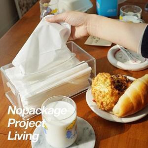 [셀러허브 1]투명 아크릴 휴지 티슈 케이스 by NPL [각티슈 커버 디스펜서 페이퍼타올 핸드타올 사각 티슈