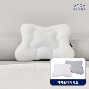 [베라슬립] 나비잠베개+커버 세트 기능성 경추베개 3D 메쉬 원단 여름침구