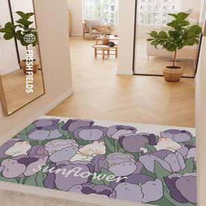 해바라기 발매트 현관 베란다 발판 카펫 업소용 출입문 50cmx80cm 파리
