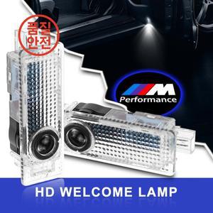 2Pcs 프로젝터 도어 라이트 LED 환영 빛 자동 의례 BMW 성능 1 3 5 7 시리즈