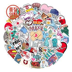 의사 간호사 TV 쇼 스크랩북 스티커 데칼 기타 노트북 수하물 자동차 냉장고 낙서 10/100 개/세트