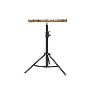 앵무새 나무 횃대 삼각대 새집 훈련 용품 애완 대형 40cm 30cm 스탠드 이동식