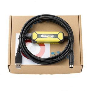 미쓰비시 호환 PLC 프로그래밍 케이블용 USB SC09 FX FX0N FX N FX2N FX0S FX S FX3U FX3G 시리즈 통신 케이블