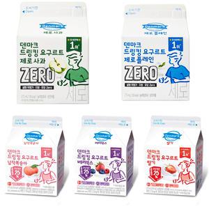 동원 덴마크 드링킹 275ml 10개 택1 딸기/사과/베리믹스/플레인/납작 복숭아 25% 당저감 제로 요구르트