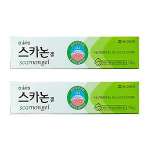 제왕절개 수술 상처 화상 흉터연고 스카논겔 15g X 2개